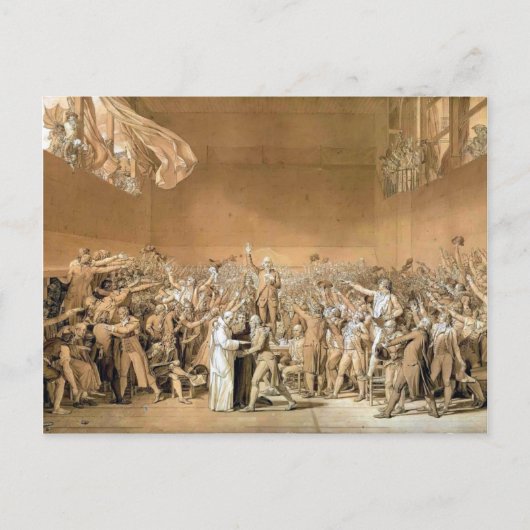 Carte Postale Jacques-Louis - Serment de Tennis, le 20 juin 1789 (Devant)