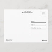 Carte Postale J'adore Big Daddy (Dos)