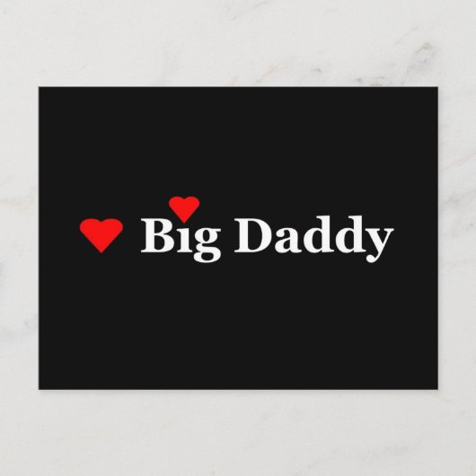Carte Postale J'adore Big Daddy (Devant)