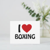 Carte Postale J'adore BOXING (Debout devant)