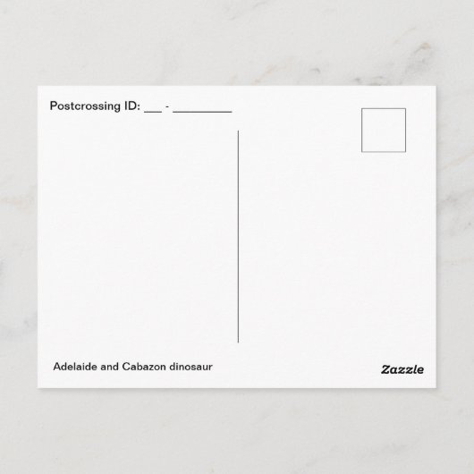 CARTE POSTALE J'ADORE CA (Dos)