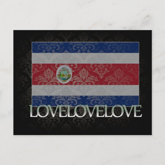 Carte Postale J'adore Costa Rica Cool (Devant)