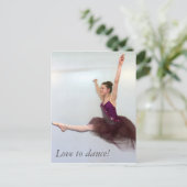 Carte Postale J'adore danser ! (Debout devant)