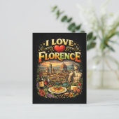 Carte Postale J'adore Florence (Debout devant)