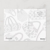 Carte Postale J'adore Handbags Post Card (Dos)