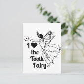 Carte Postale J'adore la petite souris ! (Debout devant)