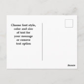 Carte Postale J'adore la petite souris ! (Dos)