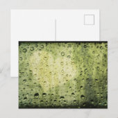 Carte Postale j'adore la pluie (Devant / Derrière)