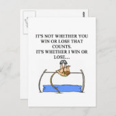 Carte Postale j'adore la voûte à poteaux (Devant / Derrière)