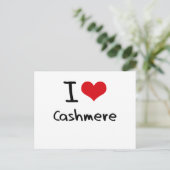 Carte Postale J'adore le Cachemire (Debout devant)