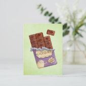 Carte Postale J'adore le chocolat (Debout devant)