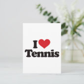 Carte Postale J'adore le Tennis (Debout devant)