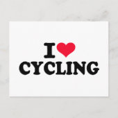 Carte Postale J'adore le vélo (Devant)
