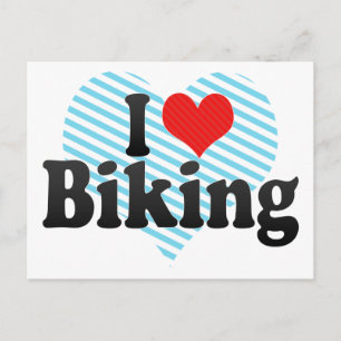Carte Postale J'adore le vélo