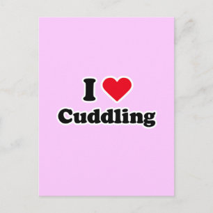Carte Postale J'adore les câlins