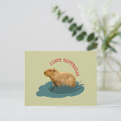 Carte Postale J'adore les capybaras (Debout devant)
