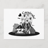 Carte Postale J'adore les Carnavals ! (Devant)