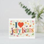 Carte Postale "J'adore les Jelly Beans" (Debout devant)