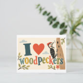Carte Postale "J'adore les pics" (Debout devant)