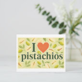 Carte Postale "J'adore les pistaches" (Debout devant)