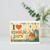 Carte Postale "J'adore les pots à biscuits" (Debout devant)