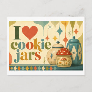Carte Postale "J'adore les pots à biscuits"