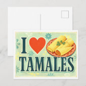 Carte Postale "J'adore les tamales" (Devant / Derrière)