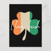 Carte Postale J'adore l'Irlandais ! (Devant)