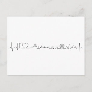 Carte Postale J'adore Londres (style ecg extraordinaire) souveni