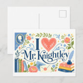 Carte Postale "J'adore M. Knightley" (Devant / Derrière)