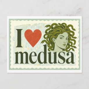 Carte Postale "J'adore Medusa"