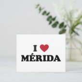 Carte Postale J'adore Mérida Mexique (Debout devant)