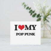 Carte Postale J'adore mon PUNK POP (Debout devant)