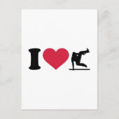 Carte Postale J'adore Parcouring (Devant)