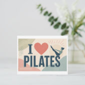Carte Postale "J'adore Pilates" (Debout devant)