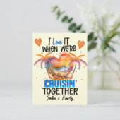 Carte Postale J'adore quand on croise ensemble (Debout devant)