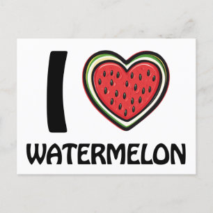 Carte Postale J'adore Watermelon