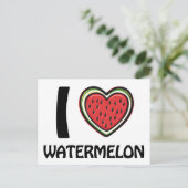 Carte Postale J'adore Watermelon (Debout devant)