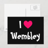 Carte Postale J'adore Wembley (Devant / Derrière)