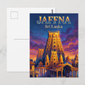 Carte Postale Jaffna Sri Lanka (Devant / Derrière)