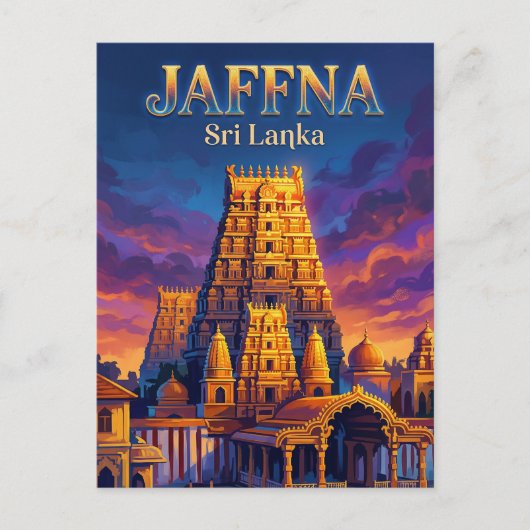 Carte Postale Jaffna Sri Lanka (Devant)