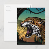 Carte Postale Jaguar (Devant / Derrière)