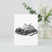 Carte Postale Jaguar (Debout devant)