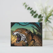 Carte Postale Jaguar (Debout devant)