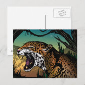 Carte Postale Jaguar (Devant / Derrière)