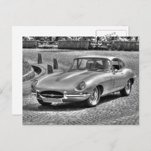 Carte Postale Jaguar E (Devant / Derrière)