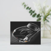 Carte postale Jaguar E-Type (Debout devant)