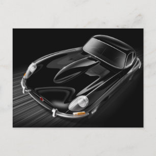Carte postale Jaguar E-Type