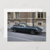 Carte Postale Jaguar E-Type Hardtop (Devant / Derrière)