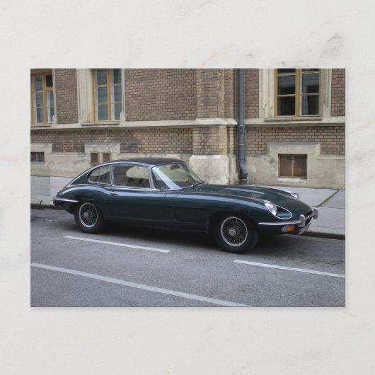 Carte Postale Jaguar E-Type Hardtop (Devant)